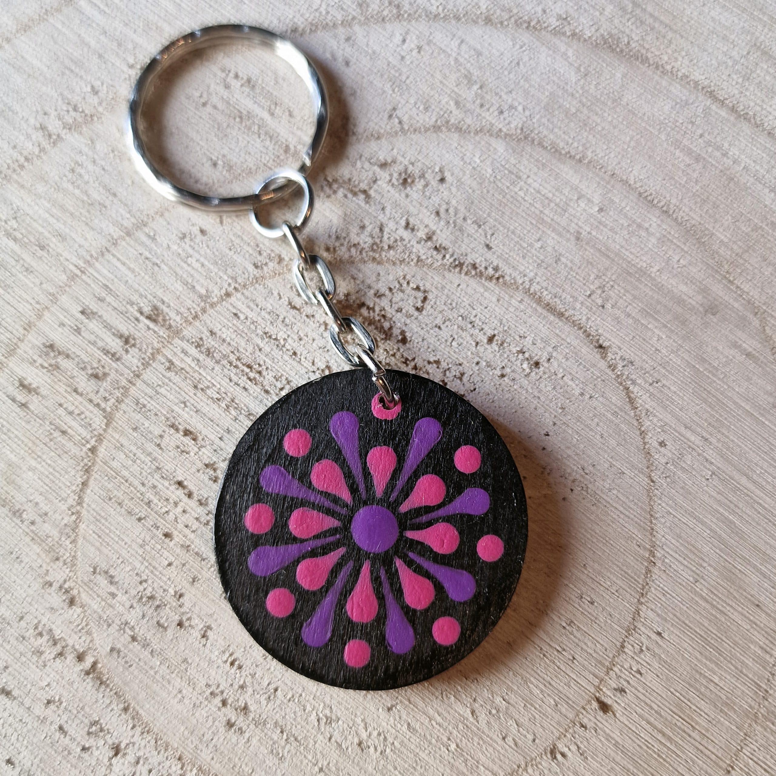 Mandala Keyring - Colour - Image 3