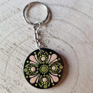 Mandala Keyring - Colour