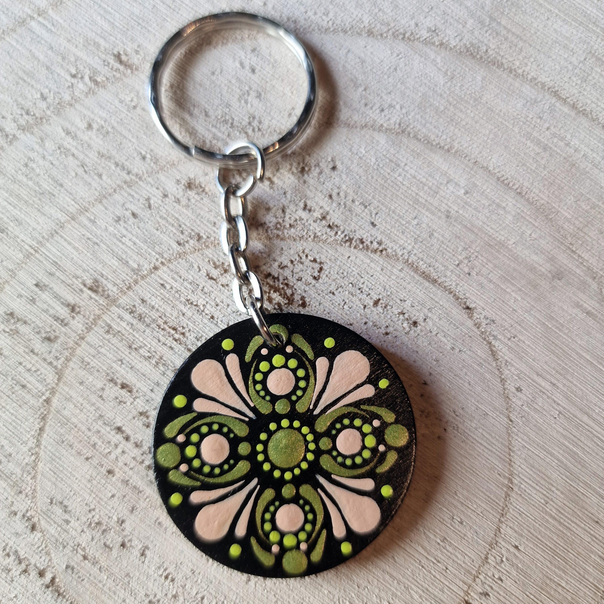 Mandala Keyring - Colour