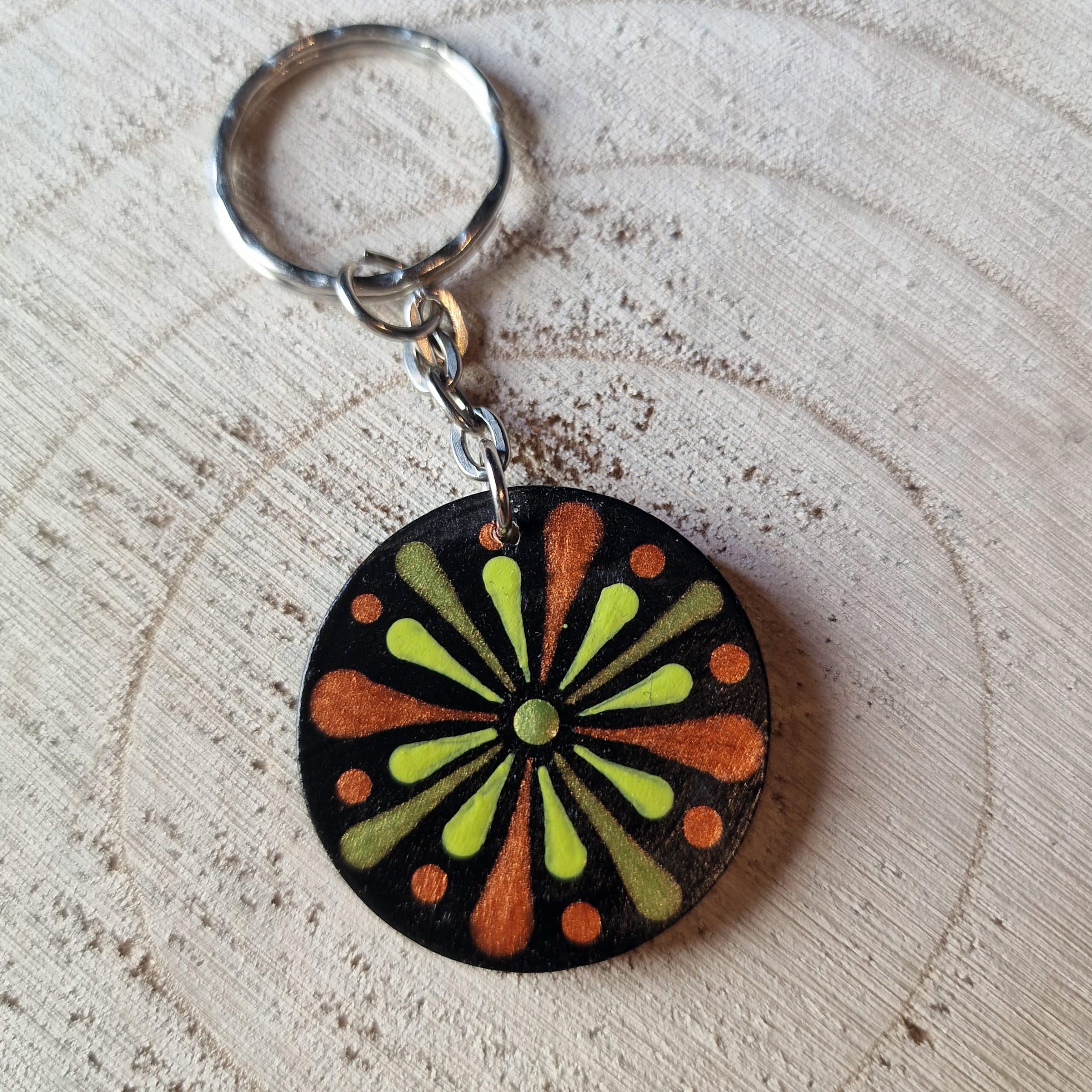Mandala Keyring - Colour - Image 2