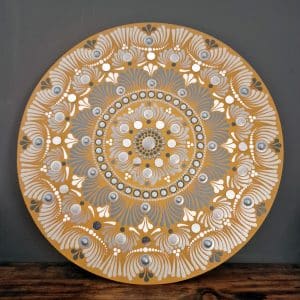 Mandala Painting - Mustard Please