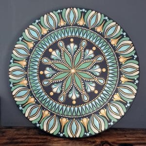 Mandala Painting - Emerald City